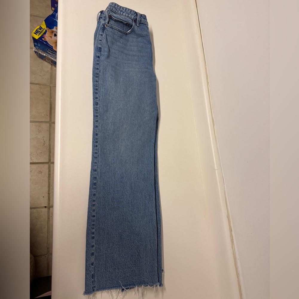 Curve Love High Rise 90s Relaxed Frayed Hem Jeans